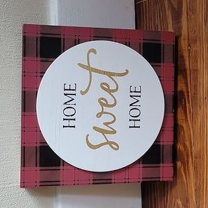 Home Sweet Home Wooden Sign